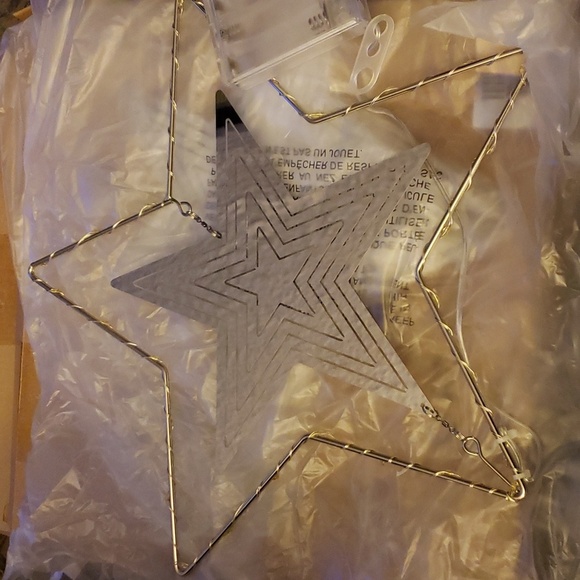 Hepside 2 Pack Christmas Window Star Lights Decorations Battery Operated w/Timer - Picture 2 of 6